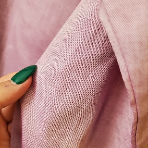 Vtg New Haven SERO Pima Cotton Made In USA Pinpoint Oxford Button Down Shirt 12 - Picture 7 of 11